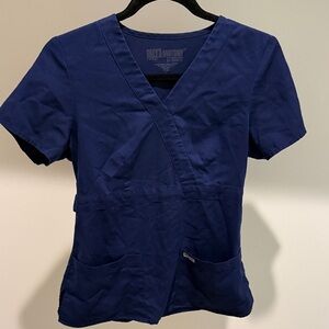 Greys Anatomy Navy Women’s Scrubs Top